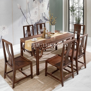 新中式餐桌椅組合--8322